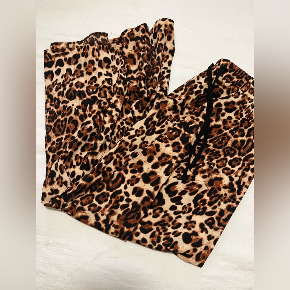 Leopard maxi skirt